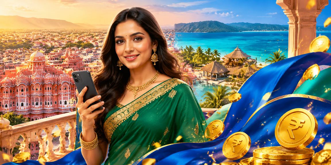VIP casino bonus event in Jaipur with traditional attire